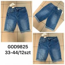 Spodenki jeans damskie (33-44/12szt)