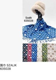 Szaliki damskie (uniwersalny/12szt)