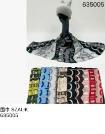 Szaliki damskie (uniwersalny/12szt)