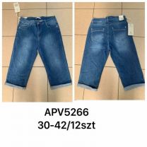 Spodenki jeans damskie (30-42/12szt)