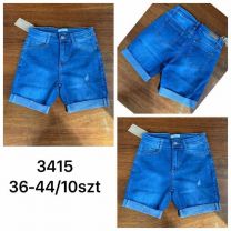 Spodenki jeans damskie (36-44/10szt)
