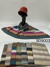 Szaliki damskie (uniwersalny/12szt)