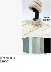 Szaliki damskie (uniwersalny/12szt)