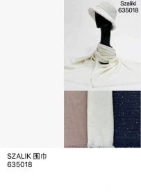 Szaliki damskie (uniwersalny/12szt)