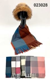 Szaliki damskie (uniwersalny/12szt)