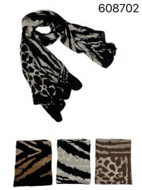 Szaliki damskie (uniwersalny/12szt)