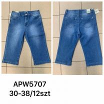 Spodenki jeans damskie (30-38/12szt)