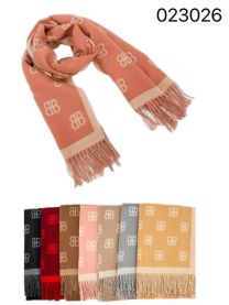 Szaliki damskie (uniwersalny/12szt)