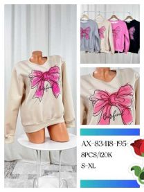 Bluzy bez kaptura damskie (S-XL/8szt)