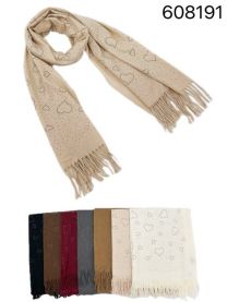 Szaliki damskie (uniwersalny/12szt)