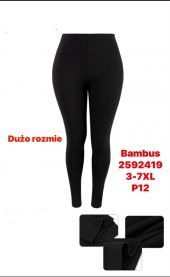 Spodnie legginsy damskie (3-7XL/12szt)
