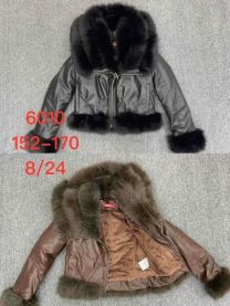 Kurtka ekoskóry dzieci (152-170/8SZT)