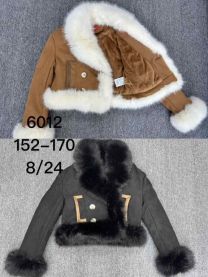 Kurtka ekoskóry dzieci (152-170/8SZT)