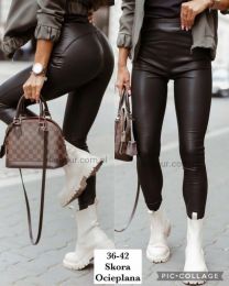 Spodnie ekoskóra damskie (36-42/10szt)