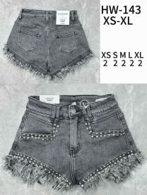Szorty jeans damskie (XS-XL/10SZT)