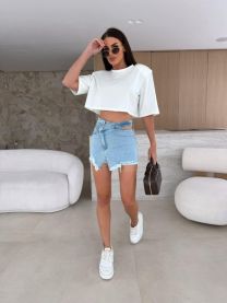 Spódnica z Szorty Jeans damskie (34-42/12SZT)