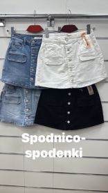 Spódnica z Szorty jeans damskie (34-42/10szt)