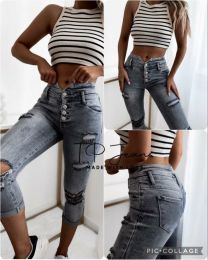 Rybaczki Jeansy damskie (XS-XL/12szt)