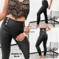 Spodnie ekoskóra damskie (XS-XL/10SZT)