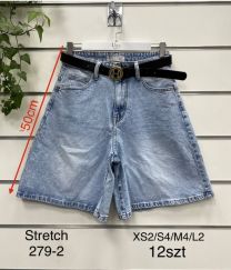 Spodenki jeans damskie (XS-L/12szt)