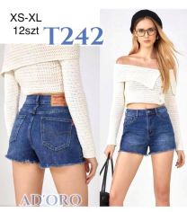 Szorty jeans damskie (XS-XL/12szt)