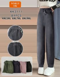 ocieplane_Spodnie dresowy damskie (4-9XL/12szt)