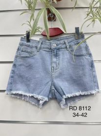 Szorty jeans damskie (34-42/10szt)