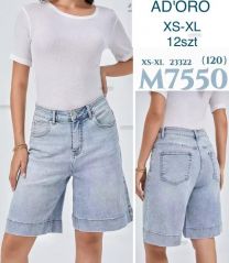 Spodenki jeans damskie (XS-XL/12szt)