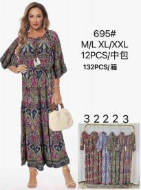 Sukienki damskie (M-2XL/12szt)