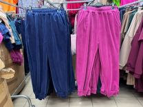 PLUS_Spodnie welurowy (S-5XL/4szt)