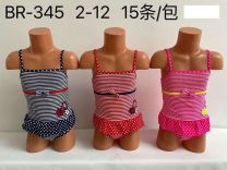 Kostium kapielowy dziewczęcy (2-12LAT/15szt)