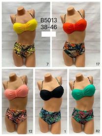 Strój kąpielowy dwuczęściowy damskie (38-46/5kpt)