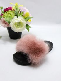 Klapki z futerkiem damskie(36-41/12P)