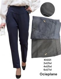 PLUS_Spodnie damskie ocieplane (2-7XL/12szt)