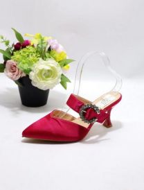 Klapki na obcasie (36-41/12P)