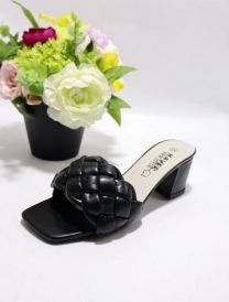 Klapki na obcasie (36-41/12P)