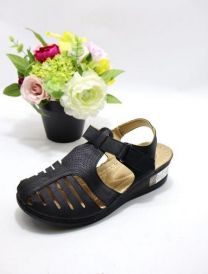 (39-43/8P)Sandały na koturnie 