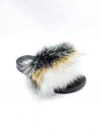 Klapki z futerkiem damskie(36-41/12P)