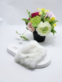 Klapki z futerkiem damskie(36-41/12P)