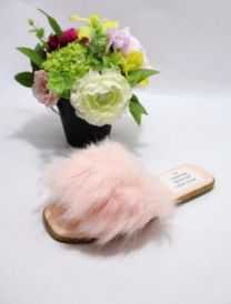 Klapki z futerkiem damskie(36-41/12P)