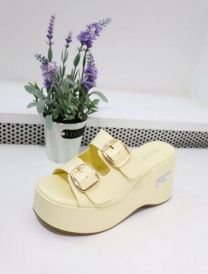 Klapki na koturnie (36-41/12P)