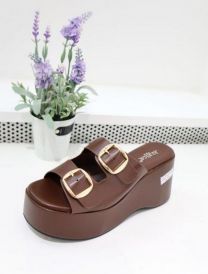 Klapki na koturnie (36-41/12P)