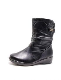 (37-42/12P)Botki na koturnie  