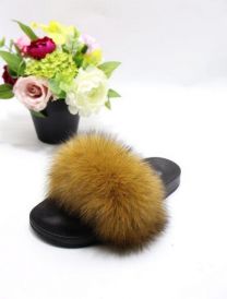 Klapki z futerkiem damskie(36-41/12P)