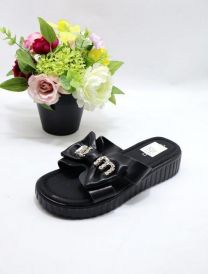 Klapki na koturnie  (36-41/8P)