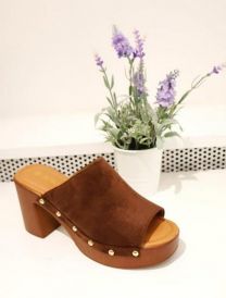 Klapki na obcasie (36-41/12P)