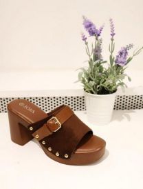 Klapki na obcasie (36-41/12P)