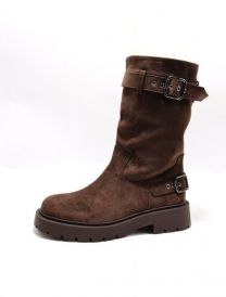 Botki na płaskim  (36-41/12P)