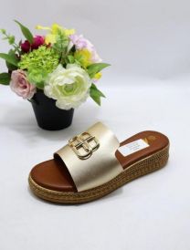 Klapki na koturnie  (36-41/12P)