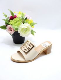 Klapki na obcasie (37-41/8P)